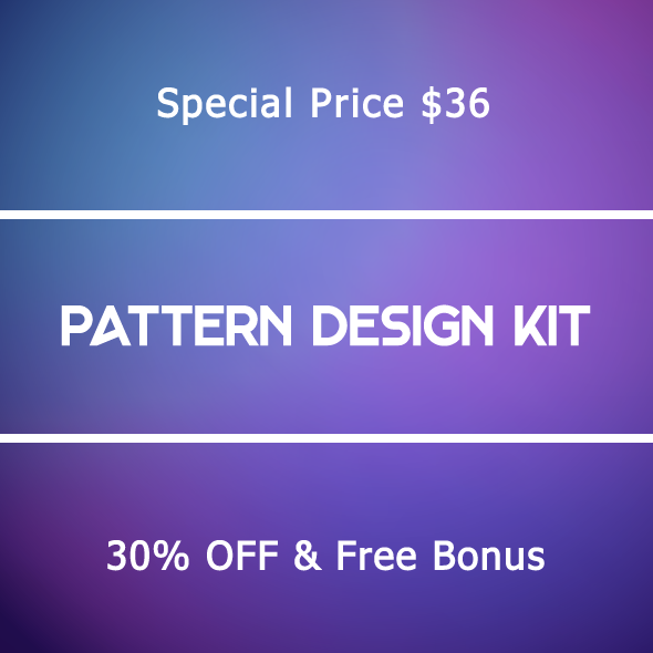 Super Sale – Pattern Design Kit | MAI Tools